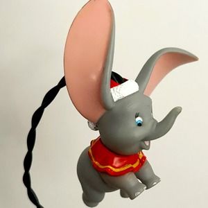 Vtg Santas Best Disney Dumbo EZ Light Illuminated Christmas Ornament 2000